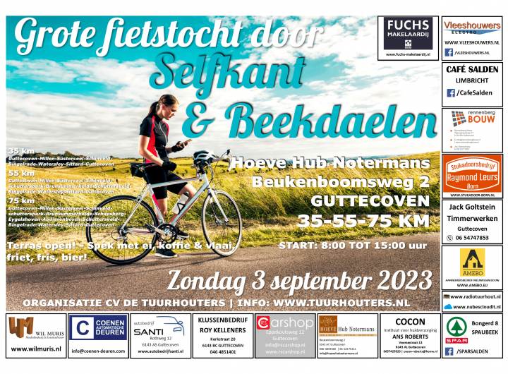 Grote fietstoct door Selfkant & Beekdaelen